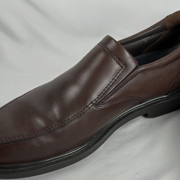 SAS Diplomat Dark Brown Leather Slip On Loafers Shoes Mens 12 M Comfort USA - Picture 5 of 6